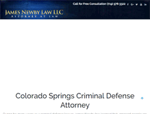 Tablet Screenshot of jamesnewbylaw.com